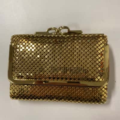Glow mesh Womens Purse Gold 