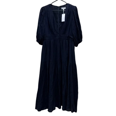 Billy J Black Midi Dress Size 16