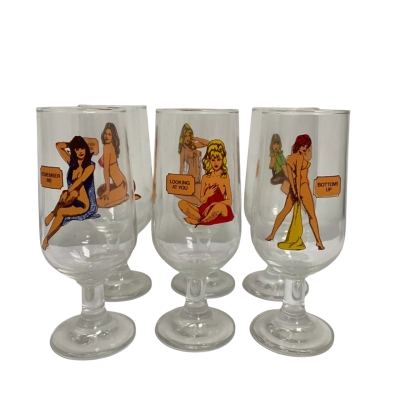 Vintage 1970s Pin Up Glasses