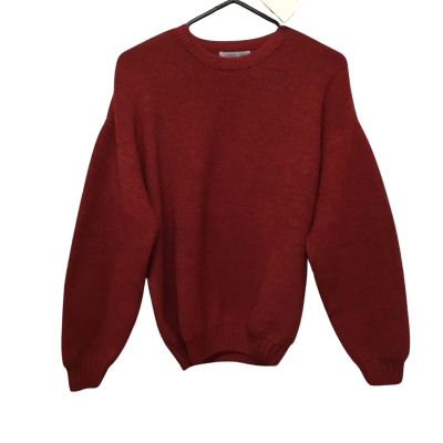  LANDLINE BY ANSETT Womens  Size S Red 100% Pure Wool Jumper