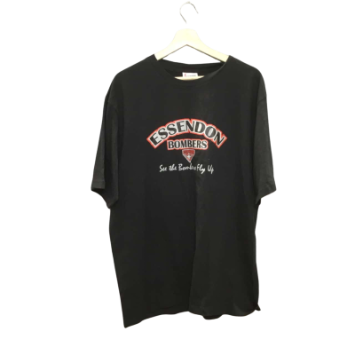 AFL Mens  Size XL Printed Shirt Black  