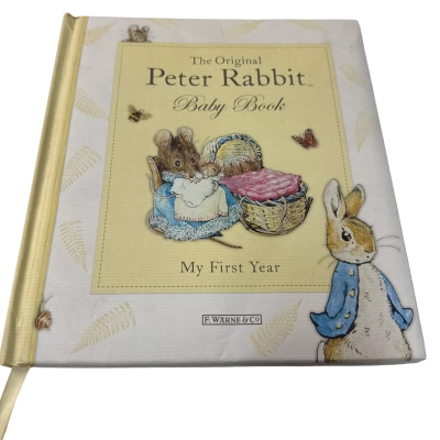 Peter Rabbit baby book my first year 