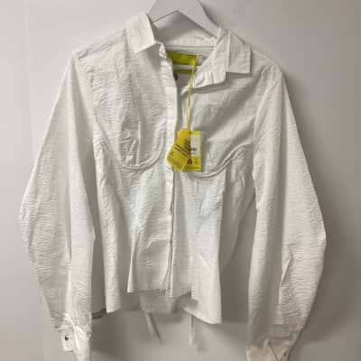 Marques’Almeida Corset Shirt LaceUp Back BEAUTIFUL 
