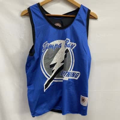 Vintage NHL Tampa Bay Lightning 1991-2001 Logo Jersey Size 10
