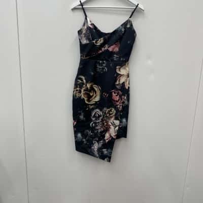 Rodeo Show  Casual Dress  spaghetti straps black /Multicoloured  size 8