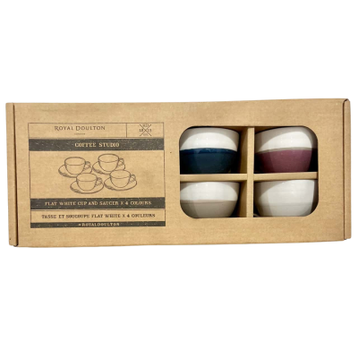 Royal Doulton Flat White Coffee Set 8 Pieces BNWT 