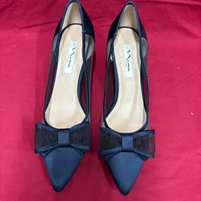 NINA New York  Women's  Size 40 Bianca Heels Navy Blue 