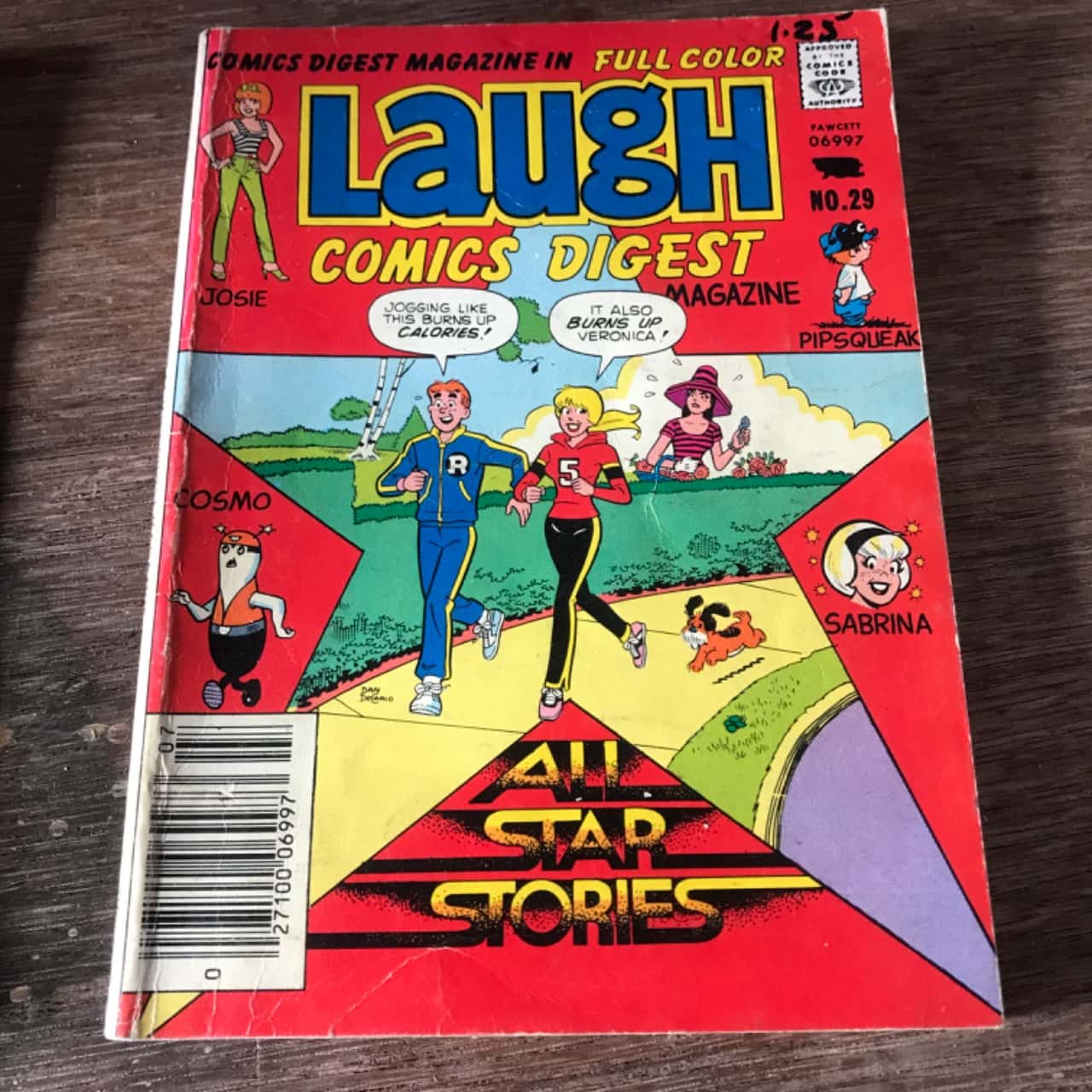 Lot of 5 1980s ‘Laugh Comics Digest’ Magazines