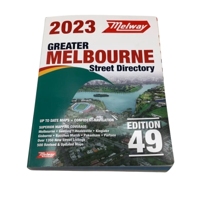 Melway 2023 Greater Melbourne Street Dictionary Edition 49