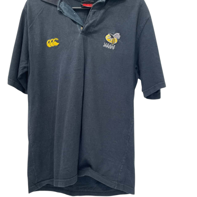  Mens Size M Polo Shirt / Short Sleeve Shirt Navy Blue “London Wasps”
