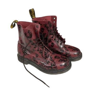 Women’s Vintage Doc Martens Size 8 Burgundy Boots