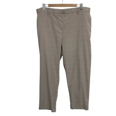 Suzanne grae Womens  Size 22 Beige Check Pants