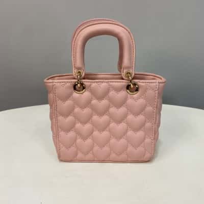 Seed Heritage Womens Mini Lovehearts Handbag Soft Pink  