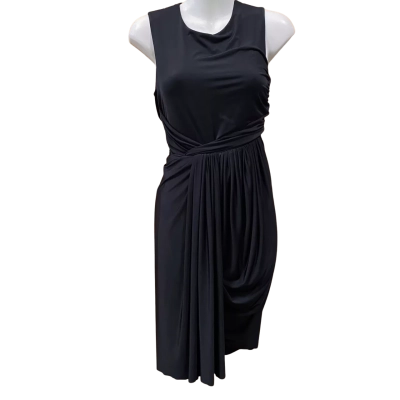 Witchery Black Draped Dress Size 4