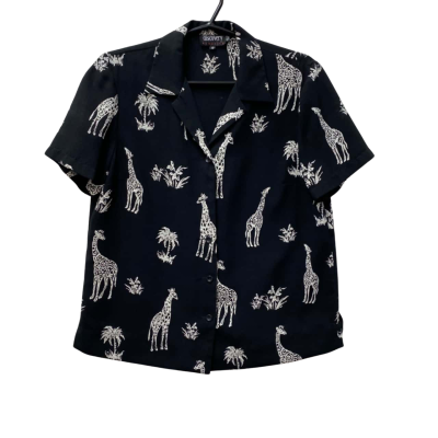 Discovery Womens  Long Sleeve Top Animal print Size 12