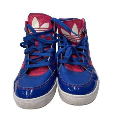 Adidas Womens Size 9 High Tops I Blue and Pink  