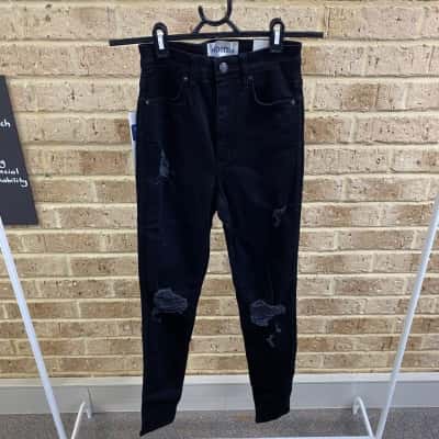 Riders by Lee Womens torn black jeans Size 6 