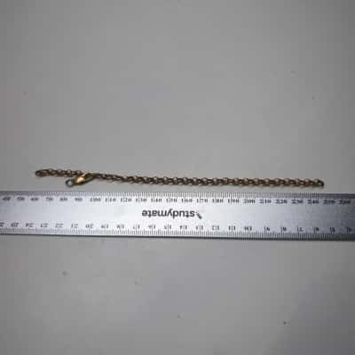  Womens Bracelet 375 9ct Gold 3.97g As Is 