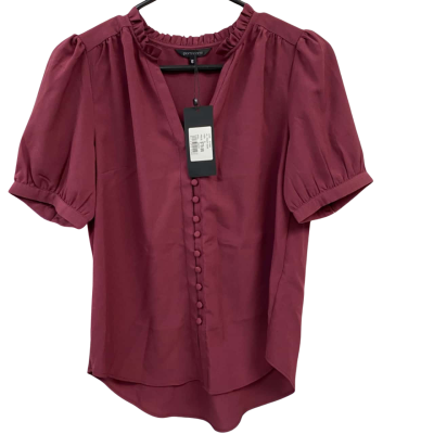 Womens Portmans Pinot Noir Blouse Size 6 puffy sleeves