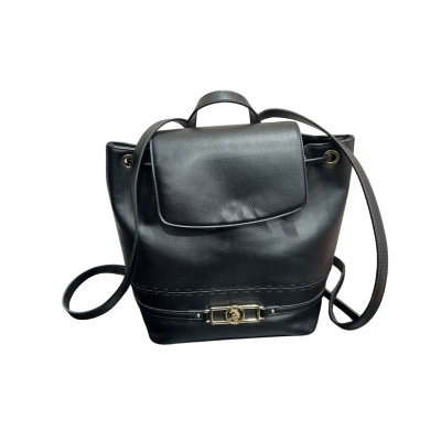 U.S. Polo Assn Marple Backpack in Black Faux Leather 