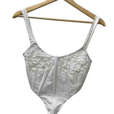  Sabo Womens  Size XS Bralette / Cami  White 