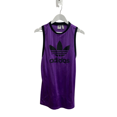 Adidas Womens  Size 10 Sports Top Purple 
