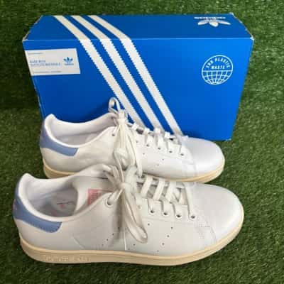 Adidas Stan Smith White & Blue Sneakers Size 9 US 