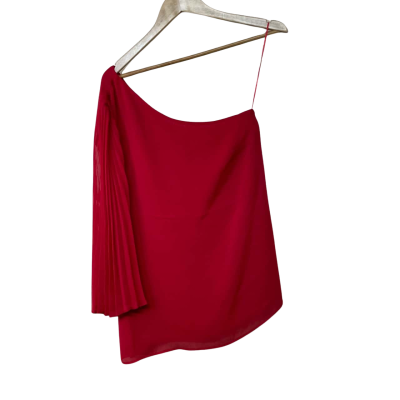 Brand New - Portmans One Sleeved Red Top - Size 10