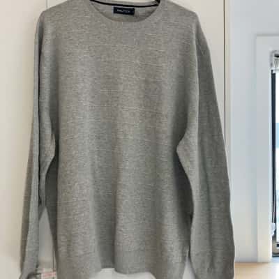 Nautica Womens Grey Jumper Size XL 