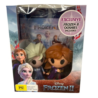 FROZEN II. Blu Ray. Comes with 2 Ooshies