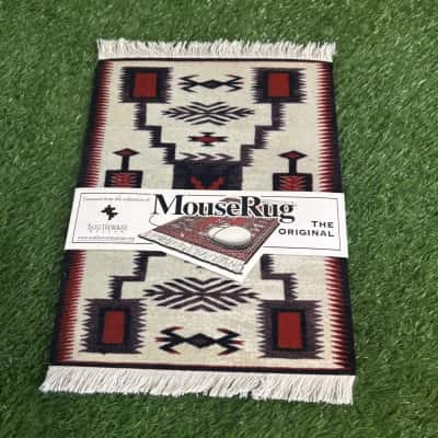 The “Ivory Navajo Storm Pattern” Mouse Rug (New)