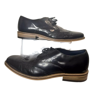  Mens  Lambretta Franky Brogue Size 8 Dress shoes Navy Blue 