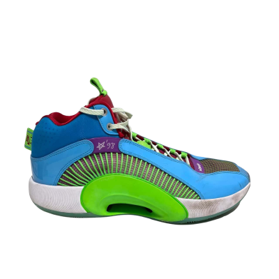 Jayson Tatum x Air Jordan 35 Greatest Gift Nike Unisex  Size 45 Trainers Blue / Green / White 