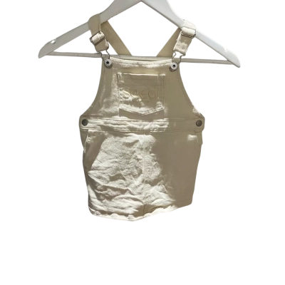Seed Kids  Size 12-18m Overalls DressCream 