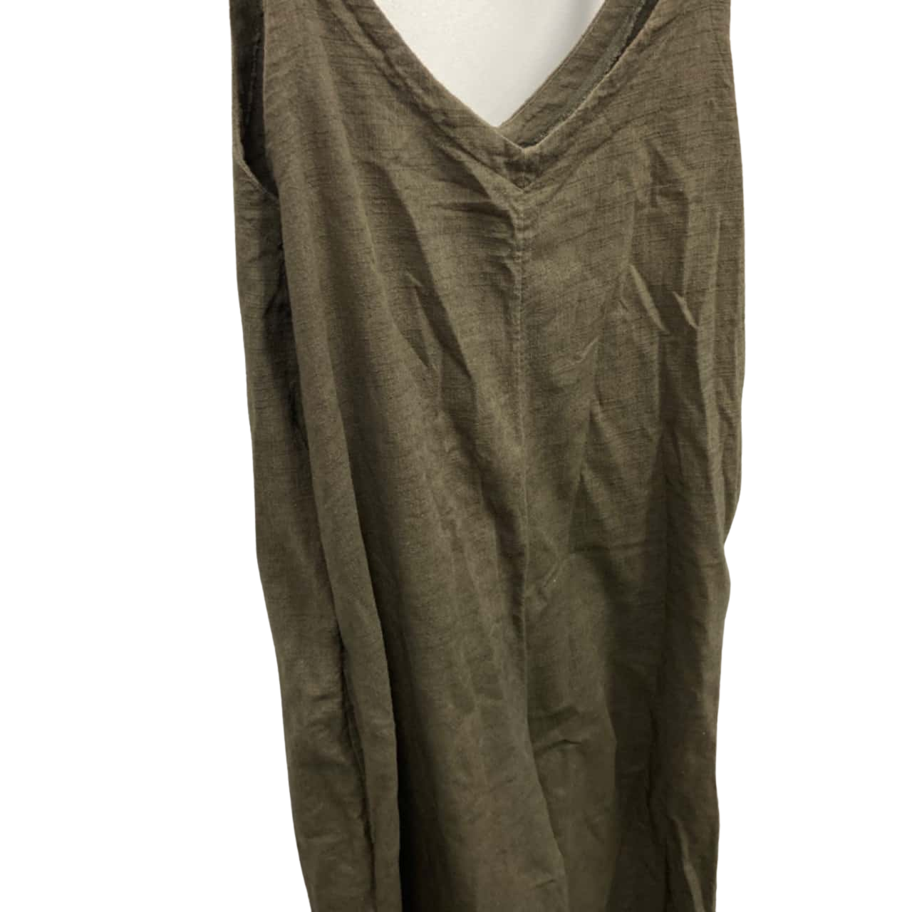 Billabong Womens Size 14 Overalls Khaki linen (s)