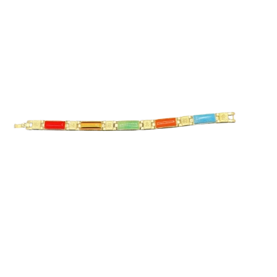  Womens Bracelet Blue / Brown / Gold / Green / Multicoloured / Red  magnetic