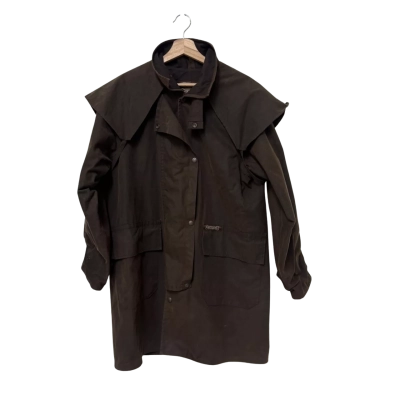 Driza-Bone Oilskin Short Coat  Size S Brown 