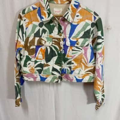 Gorman Multi-Coloured Jean Jacket Size 8 