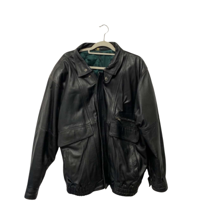 Unbranded  Leather Jacket Mens  Size XL Black  
