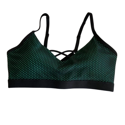 Lorna Jane Sports Bra Size S Black and Green