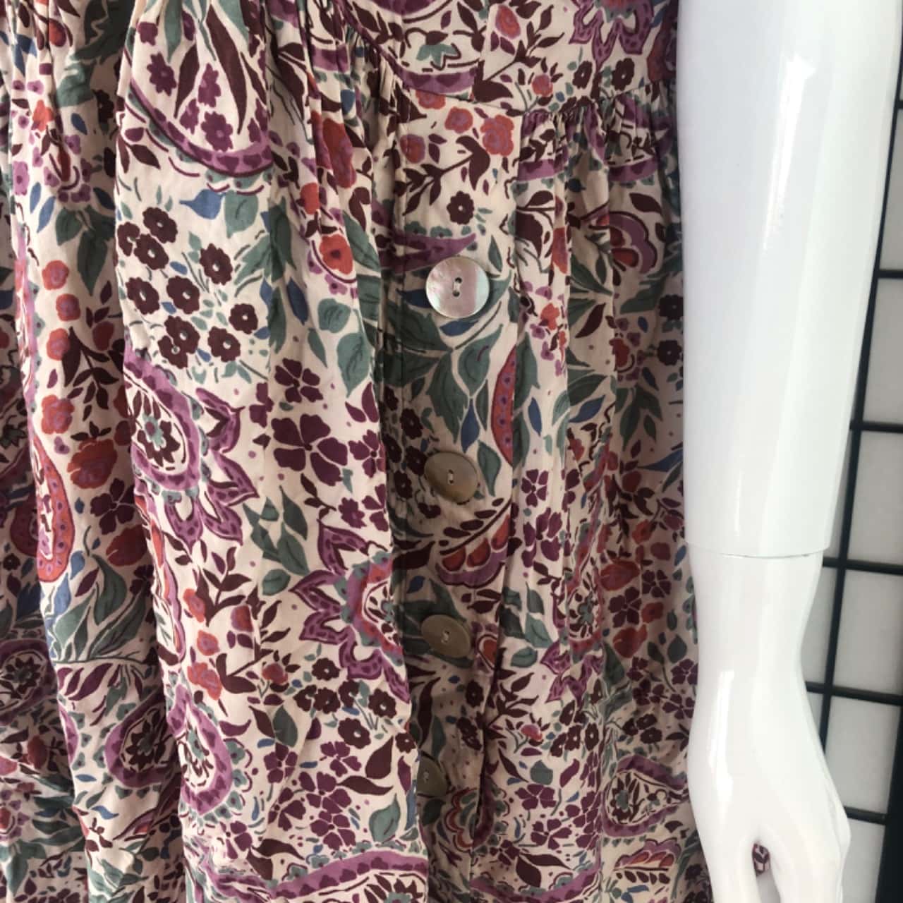 Auguste The Label Pretty Boho Babydoll Floral/Paisley Print Dress(s)