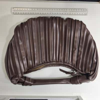 Billini Womens Handbag Brown PreOwned PU Leather 