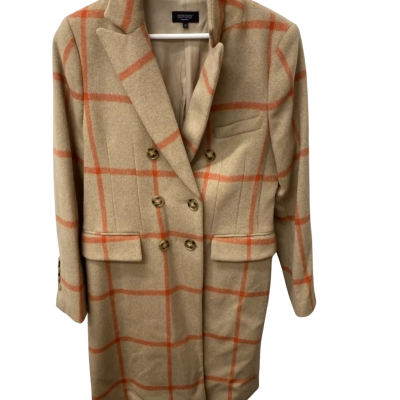 Oxford Womens  Size 12 Winter Coat Beige / Pattern 