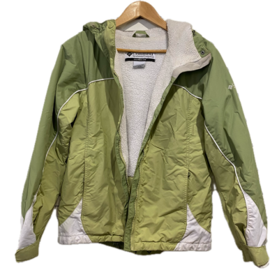 Columbia Womens Jacket Size M Green / White 