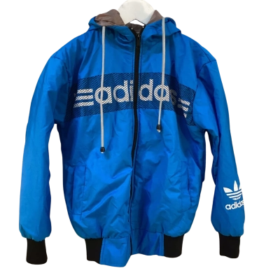 Adidas Kids  Size 8 Jacket Blue 