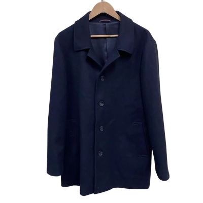 Rodd & Gunn Men’s Black  Wool-Blend Coat, Size L