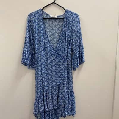 Morrison Womens  Size 3 Casual Dress Blue / White 