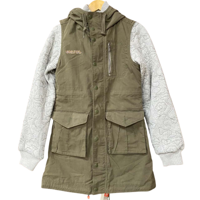 Diesel Kids Size XL Green/Grey Two In One Jacket  