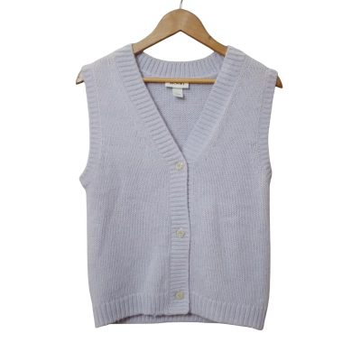 MONKI Women's Size S Purple Sweater Vest 