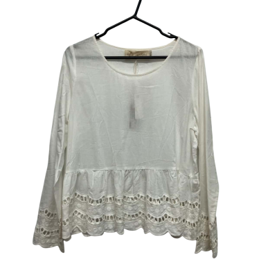 Isle Of Mine Womens  Size L / M Long Sleeve Top Cream 